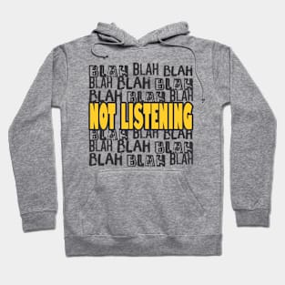 Funny not listening introvert INTJ anti-social bored small talk Hoodie